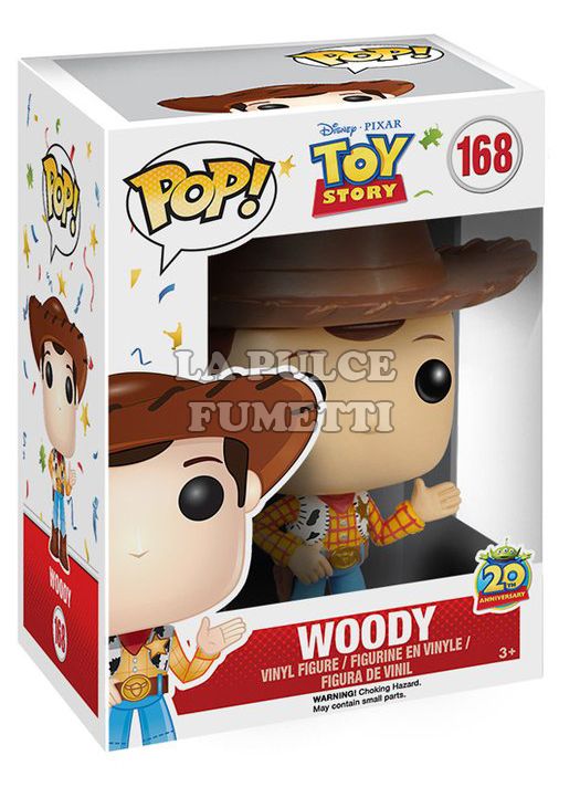 TOY STORY: WOODY - VINYL FIGURE #    168 - POP FUNKO